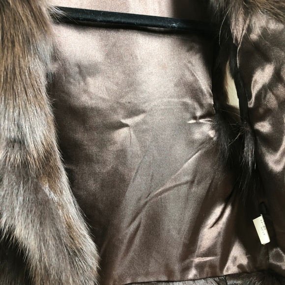 Rabbit Fur Little Brown Vest size M - Picture 9 of 11